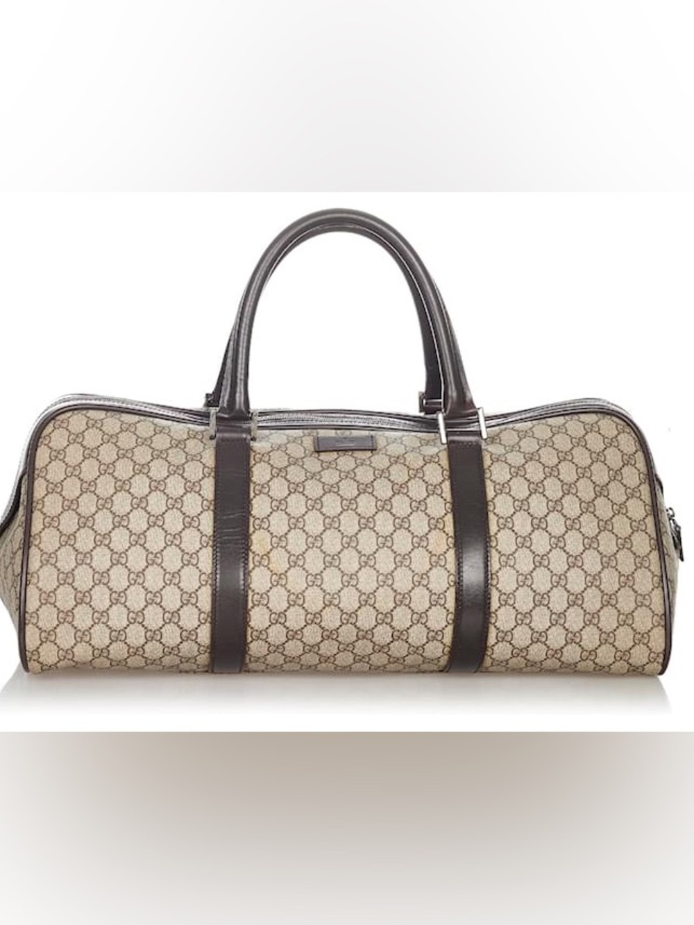 Gucci Unisex GG Supreme Canvas Duffel Travel Bag